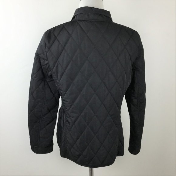Lafayette 148 New York Black Quilted Jacket 8 - Picture 5 of 9